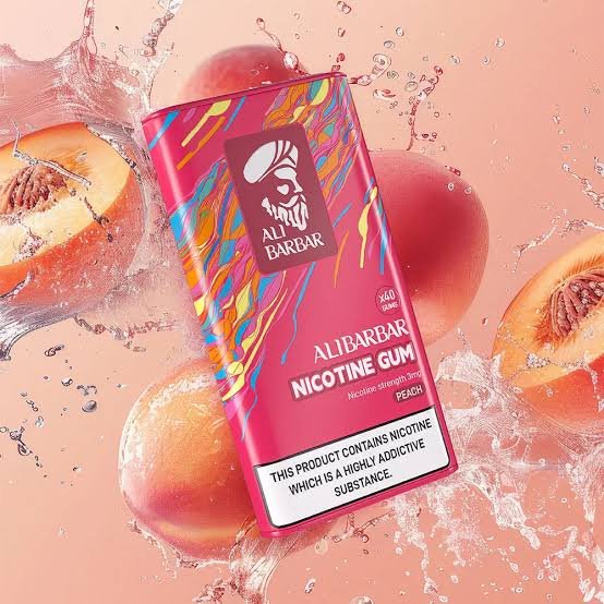 NICOTINE GUM (Peach)